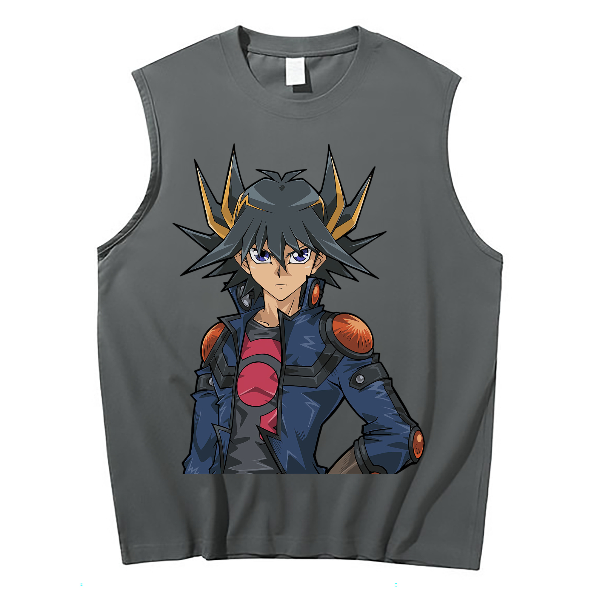 （画像用） 遊☆戯☆王 Yu-Gi-Oh! コットン100％タンクトップ（フロントプリント）